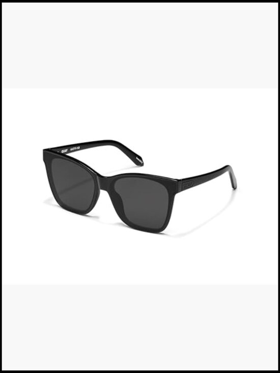 Oversized Square Sunglasses with UV-Protected Lenses and Protective Case main image 5